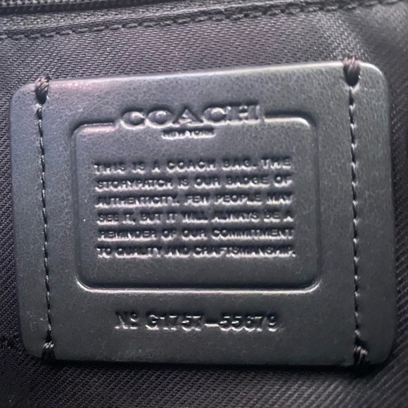 Coach Black Leather Bag - Picture 4 of 8